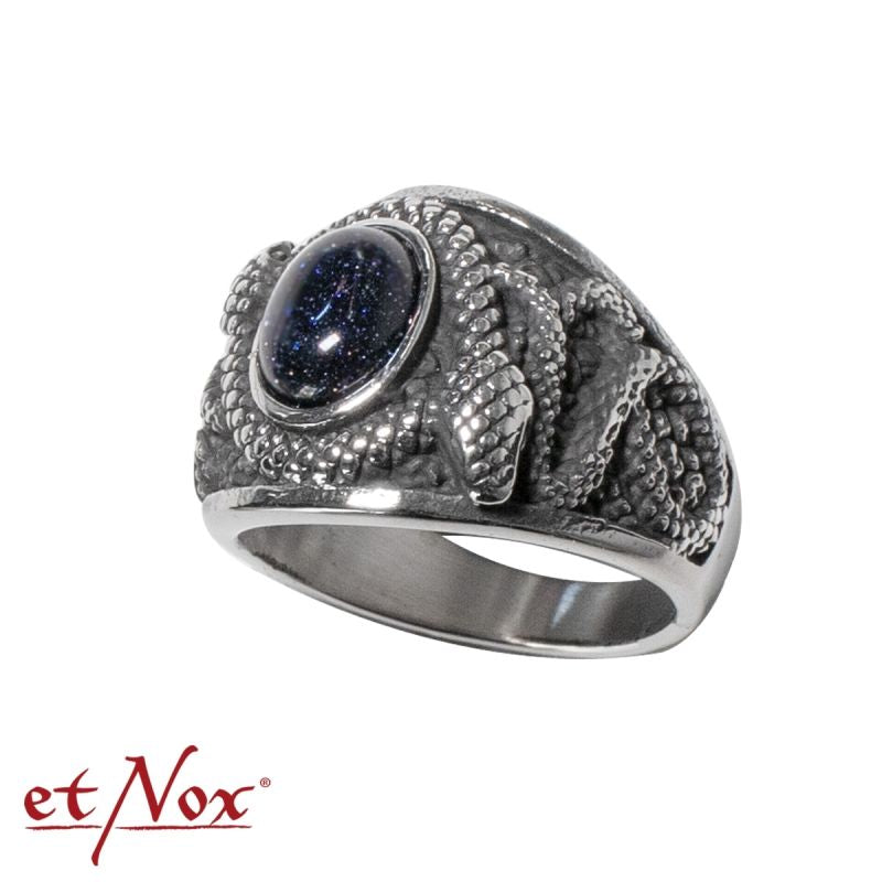 Edelstahlring Sparkling Snake Ring von etNox