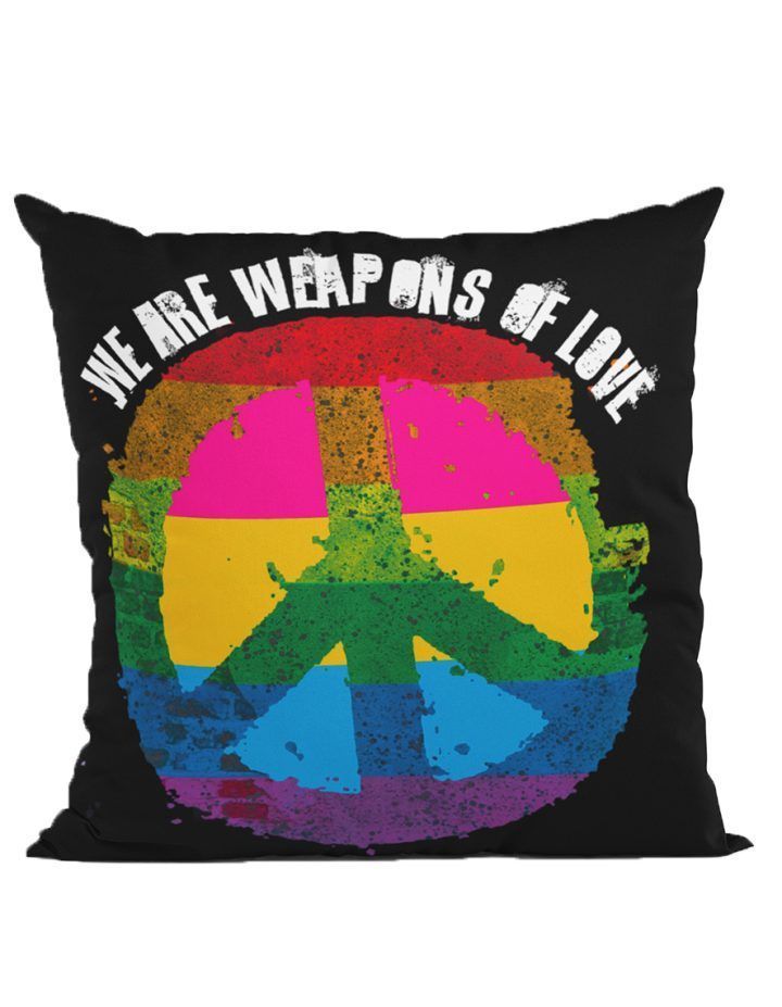 Tattoo Cult pansexual black Kissenbezug 40x40cm Colours Shop Hamburg
