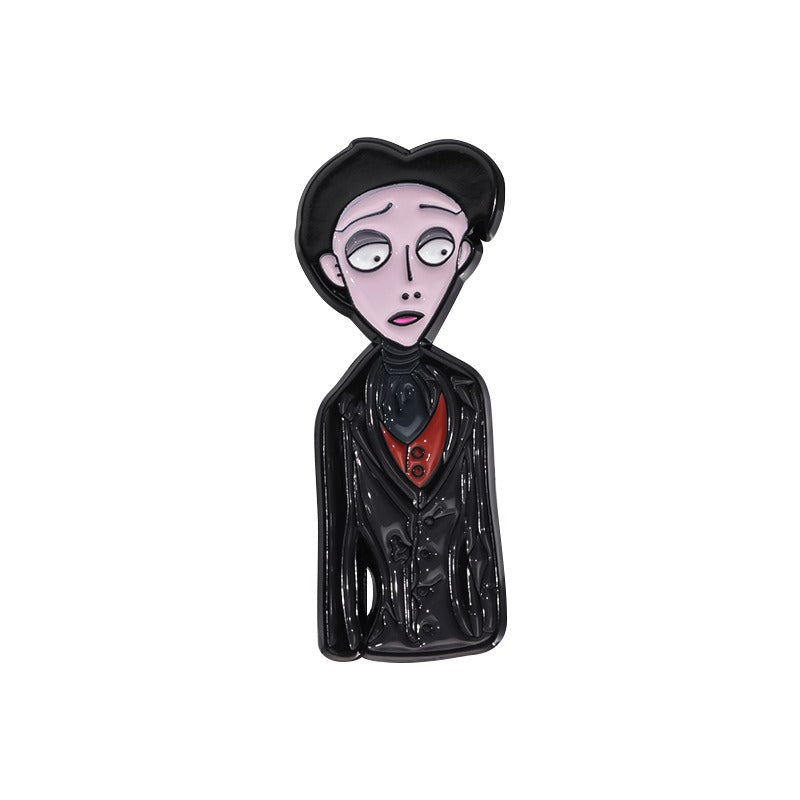 Kleiner Emaille-Anstecker VICTOR ENAMEL PIN von Moon Attic