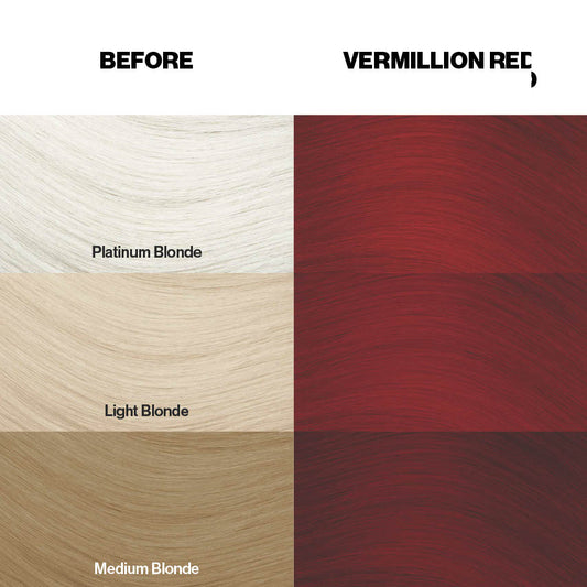 Farbkarte mit Färbebeispielen