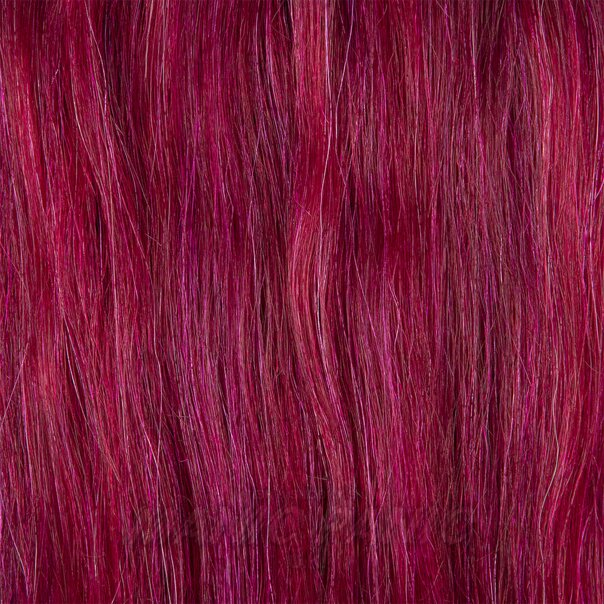 Beispielsträhne DIVINE WINE Haartönung Manic Panic