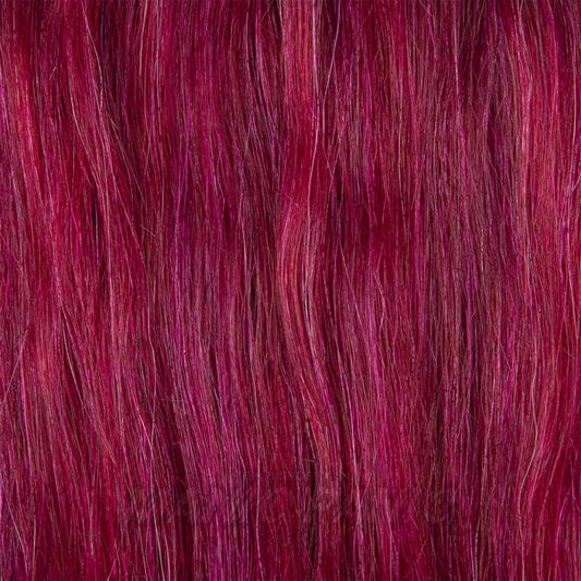 Beispielsträhne DIVINE WINE Haartönung Manic Panic