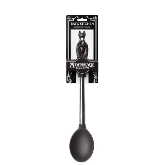 Schwarze Löffel Black Bat Spoon mit Fledermausgriff von Alchemy