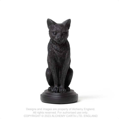 Faust's Familiar Cat Candlestick Alchemy