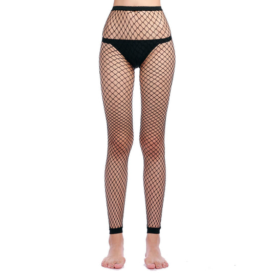 Leggings Big Fishnet Schwarz Erogance
