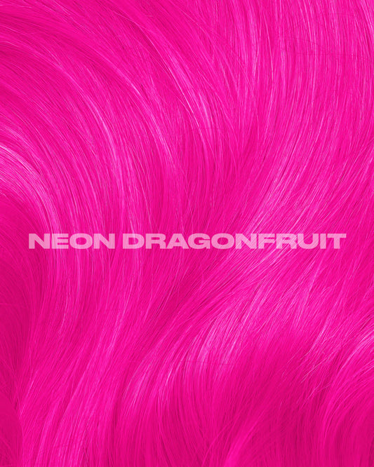 semi-permanente UV-Haartönung Neon Dragonfruit in dem Farbton Neonpink von Lunar Tides