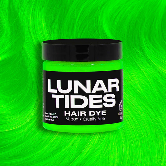 NEON LIME hair dye Lunar Tides