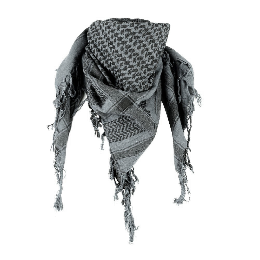 Weiches Pali Tuch in Grau/Schwarz