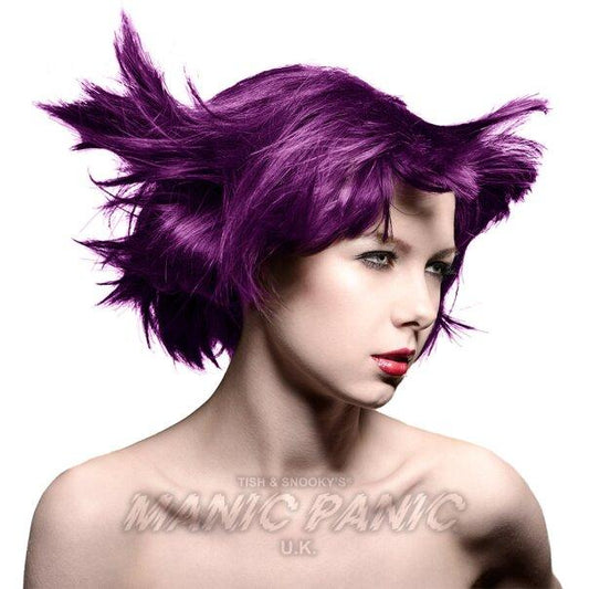 Farbbeispiel PLUM PASSION Haartönung Manic Panic