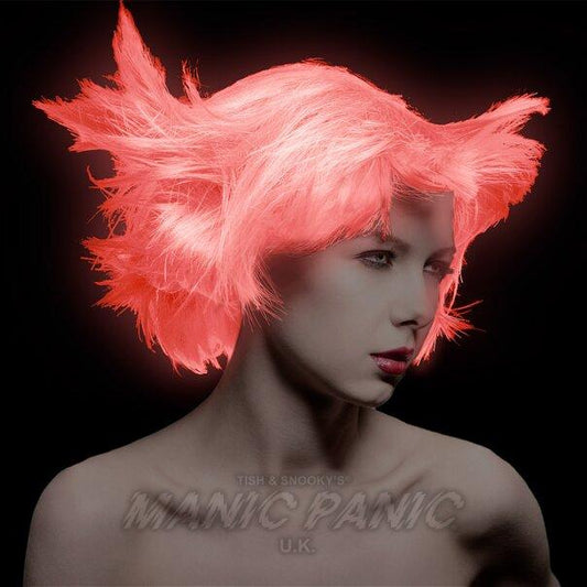 Farbbeispiel UV-PRETTY FLAMINGO Haartönung Manic Panic