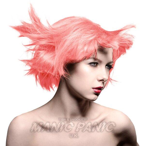 Farbbeispiel PRETTY FLAMINGO Haartönung Manic Panic