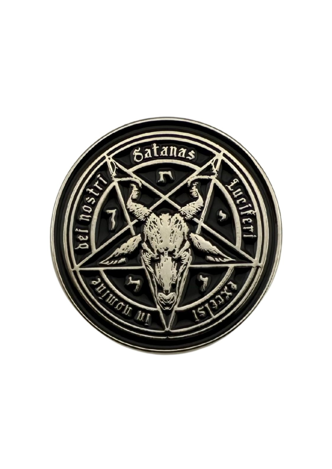 Kleiner Anstecker SATANAS Pin von Easure