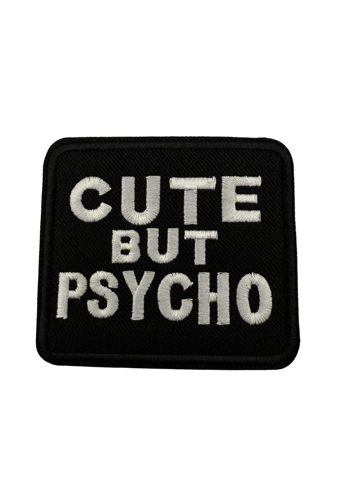 Kleiner Aufnäher CUTE BUT PSYCHO Patch Easure