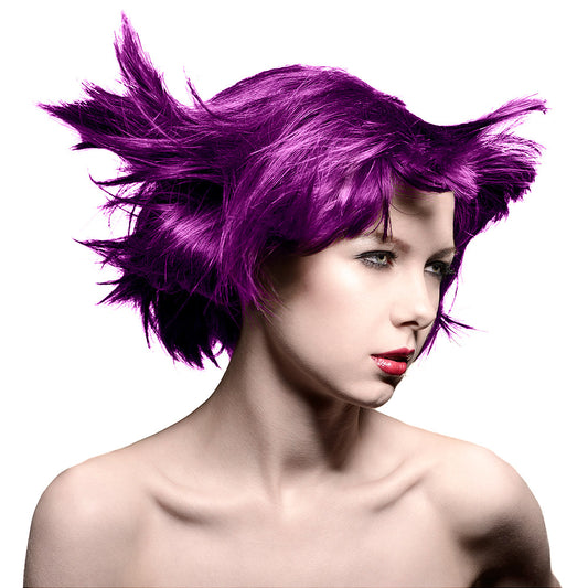 Farbbeispiel PURPLE HAZE Haartönung Manic Panic