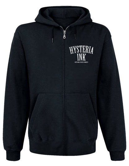 Hoodie jacket Hysteria Ink 3 Raven