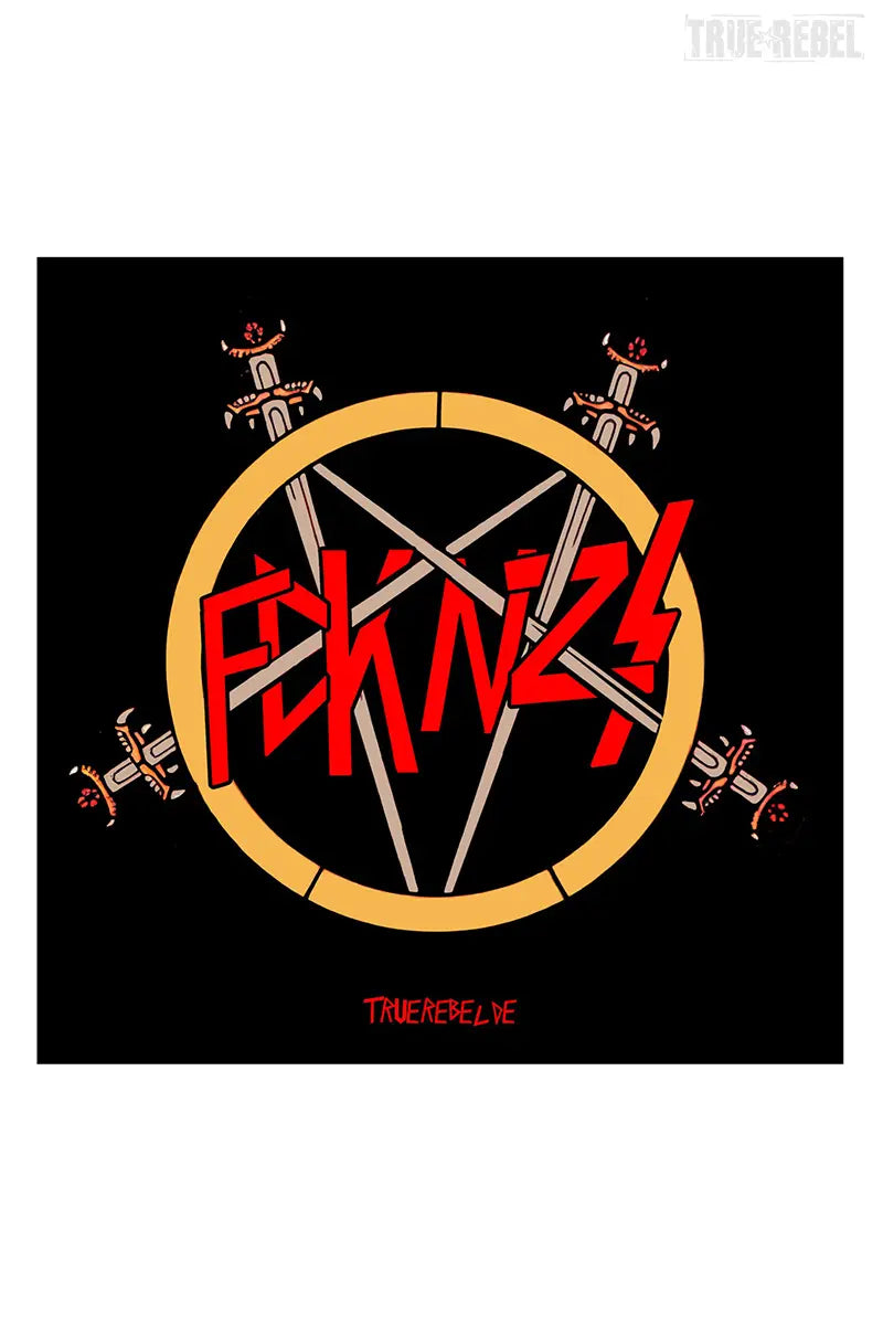 Sticker FCK NZS Reign In Blood (10x10cm, 20 Stck)