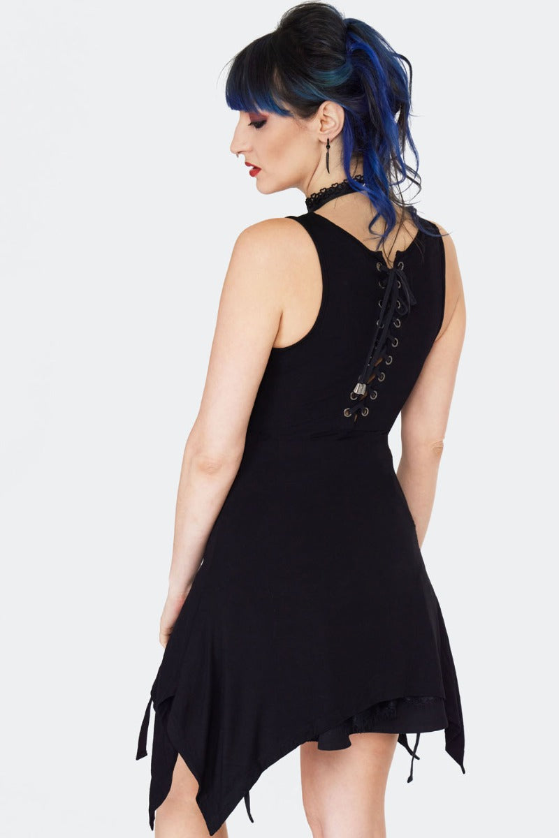 Mystic Cat Tie Back Tunic Top Jawbreaker