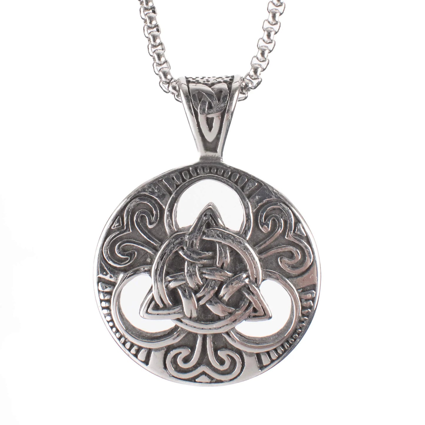 Silberne Kette TRYVETH PENDANT mit nordischem Design von Poizen Industries