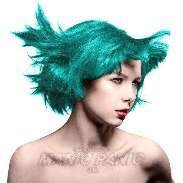 Farbbeispiel VOODOO FOREST Haartönung Manic Panic