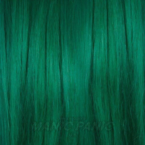 Dunkelgrünes Haar