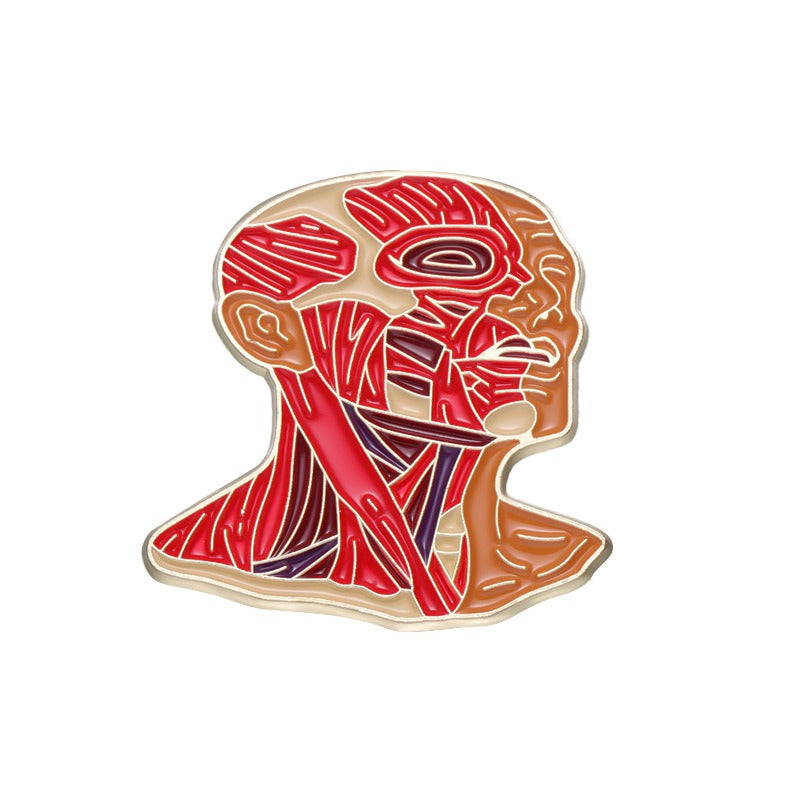 Human Body ENAMEL PIN