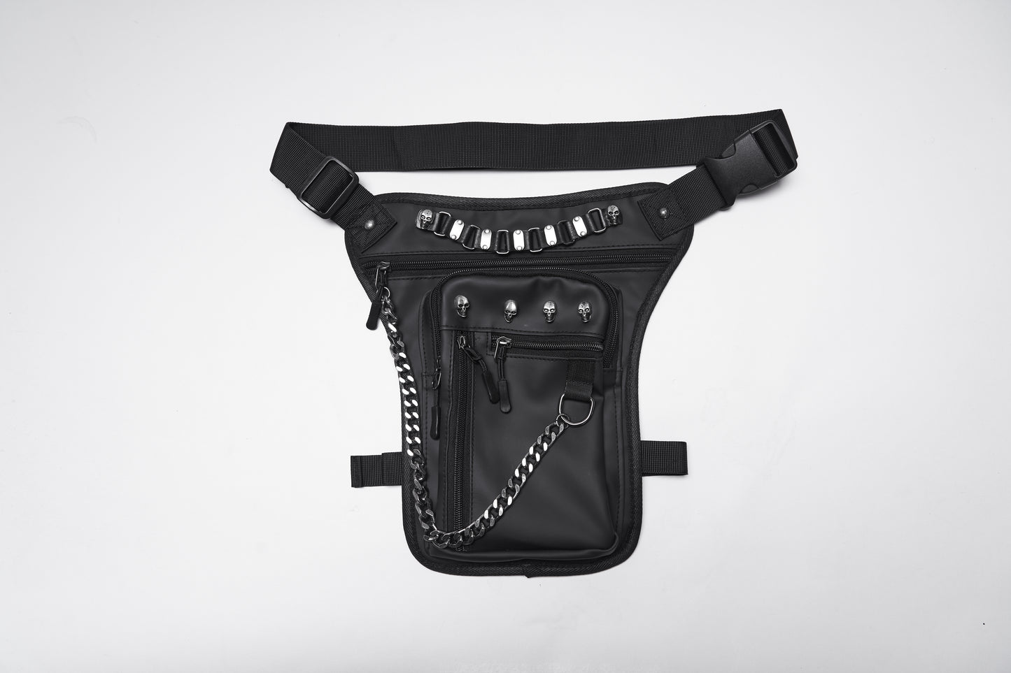 Gürteltasche im Holster-Stil THRILLER HOLSTER WAIST BAG mit vielen Fächern und Details von Punk Rave