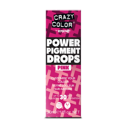 Pinke Pigmenttropfen PINK Power Pigment Drops von Crazy Color