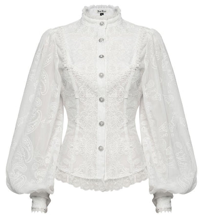 Diadema White Shirt Punk Rave