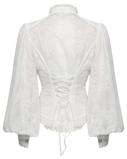Diadema White Shirt Punk Rave