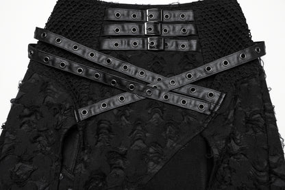 Nahaufnahme Kunstlederriemen