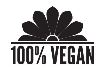 '100% Vegan'-Stempel