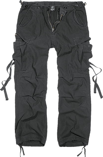 M65 Vintage Pants Black Brandit Colours Shop - Main Image