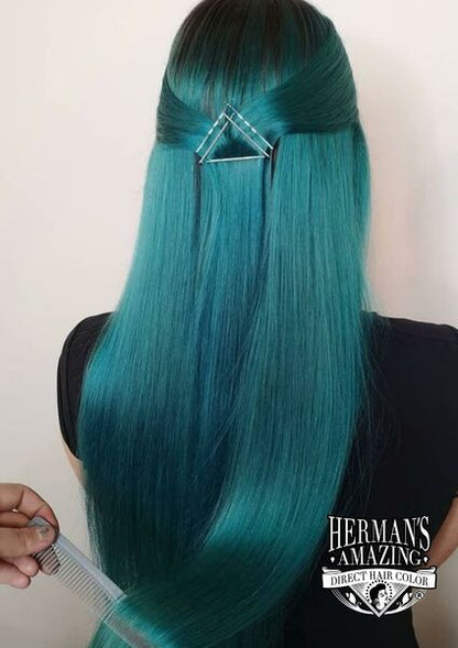 semi-permanente Haartönung TAMMY TURQUOISE in dem Farbton Petrol von Herman's Amazing