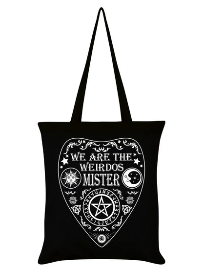 Schwarzer Stoffbeutel We Are The Weirdos Mister Ouija Tote Bag