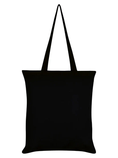 Schlichte, schwarze Rückseite I Woke Up Like This Tote Bag