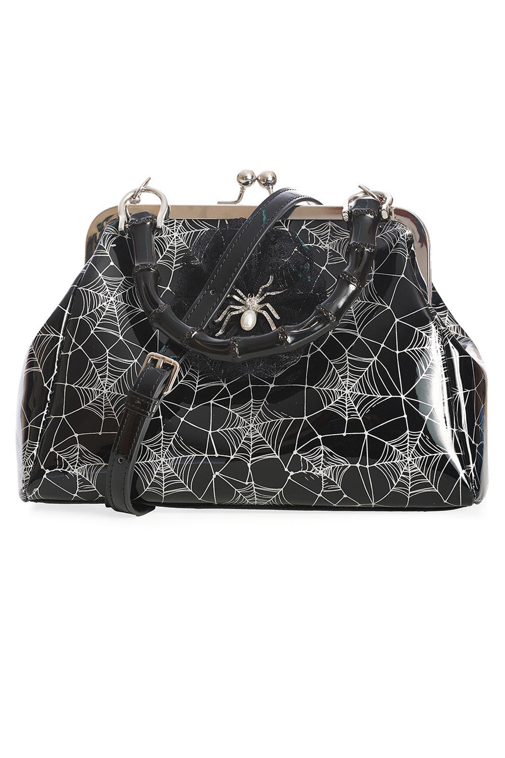 KILLIAN HANDBAG Banned black/silver