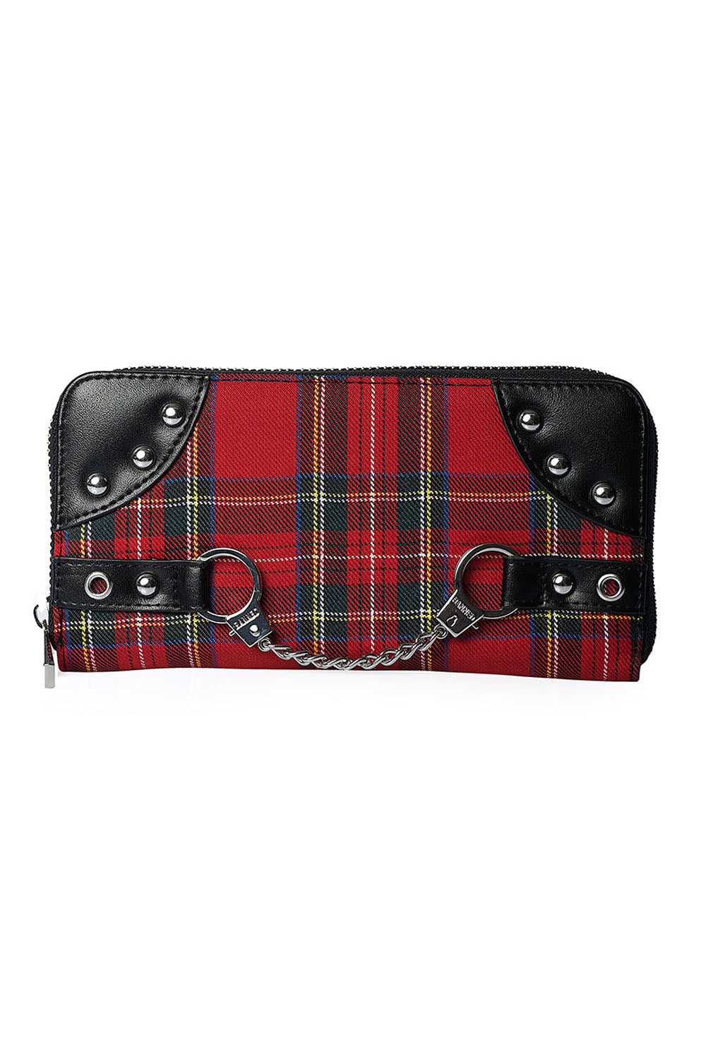 Banned Geldbörse Red Tartan HANDCUFF WALLET