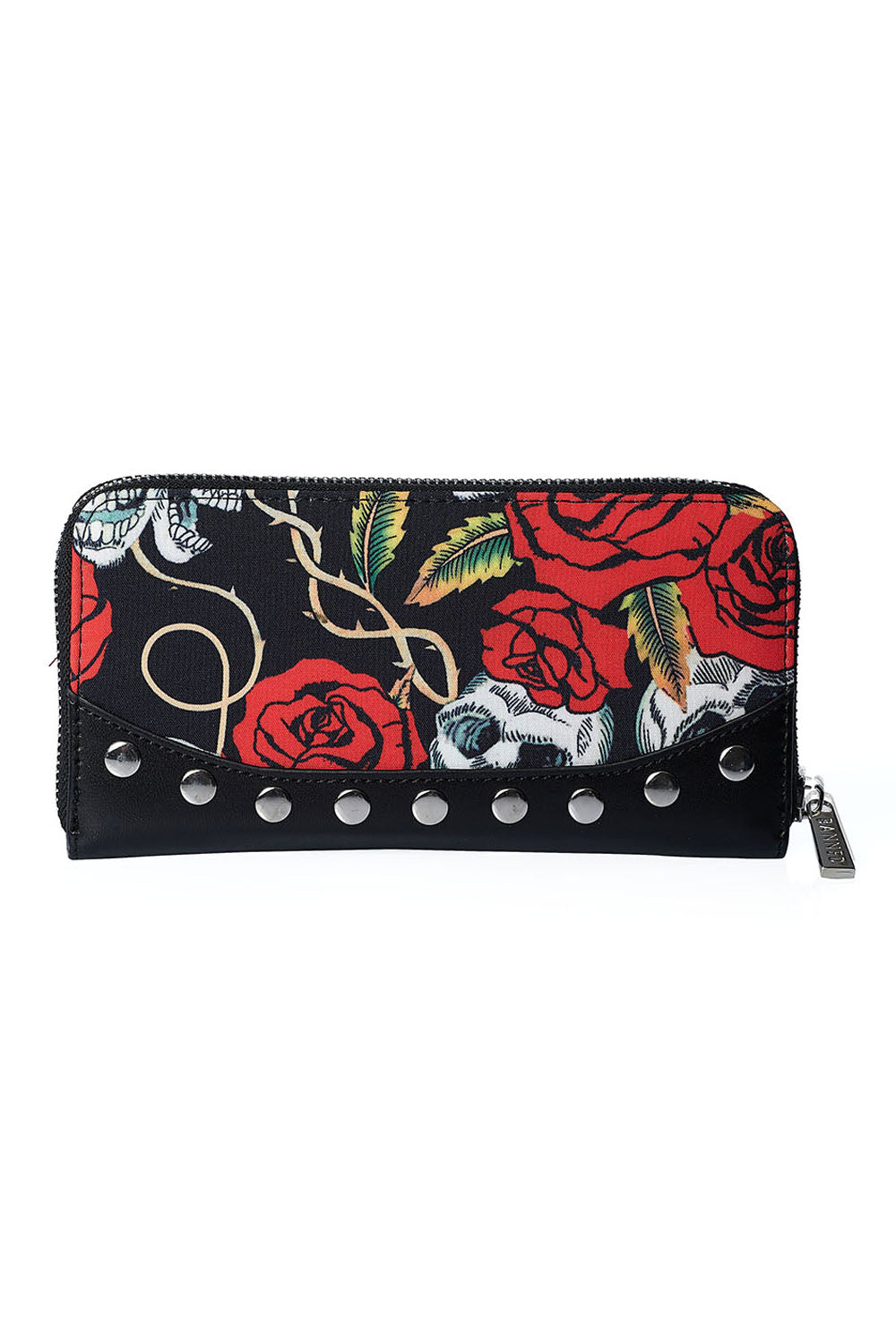 Banned Geldböre Skulls And Roses Wallet