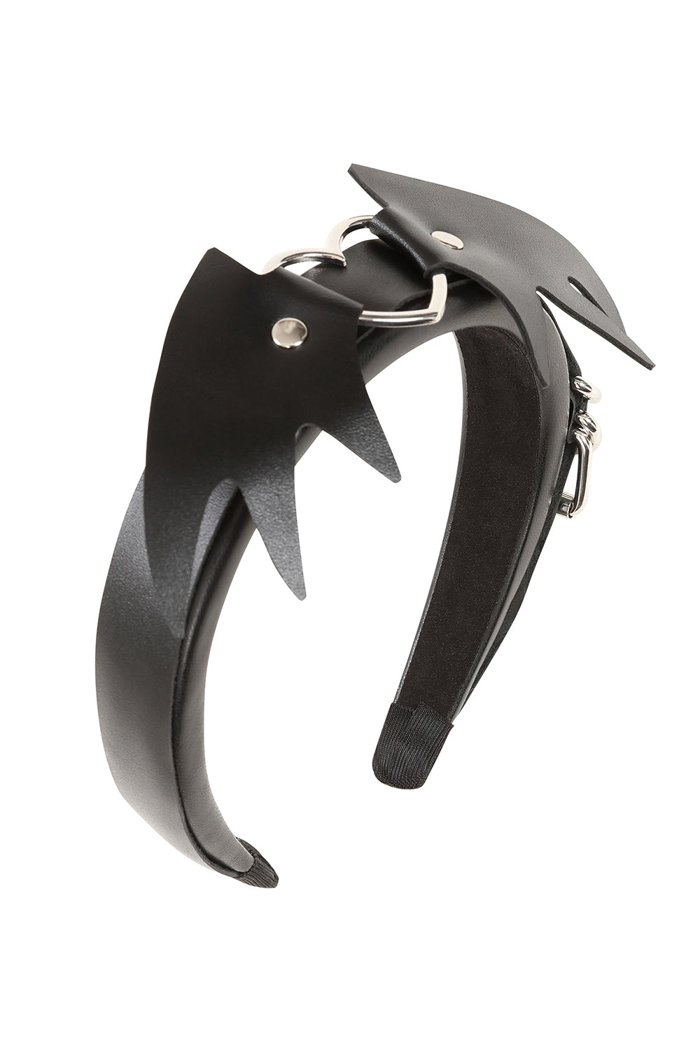 Schwarzer Haarreif NIGHTWING HEADBAND mit Fledermausflügeln von Banned