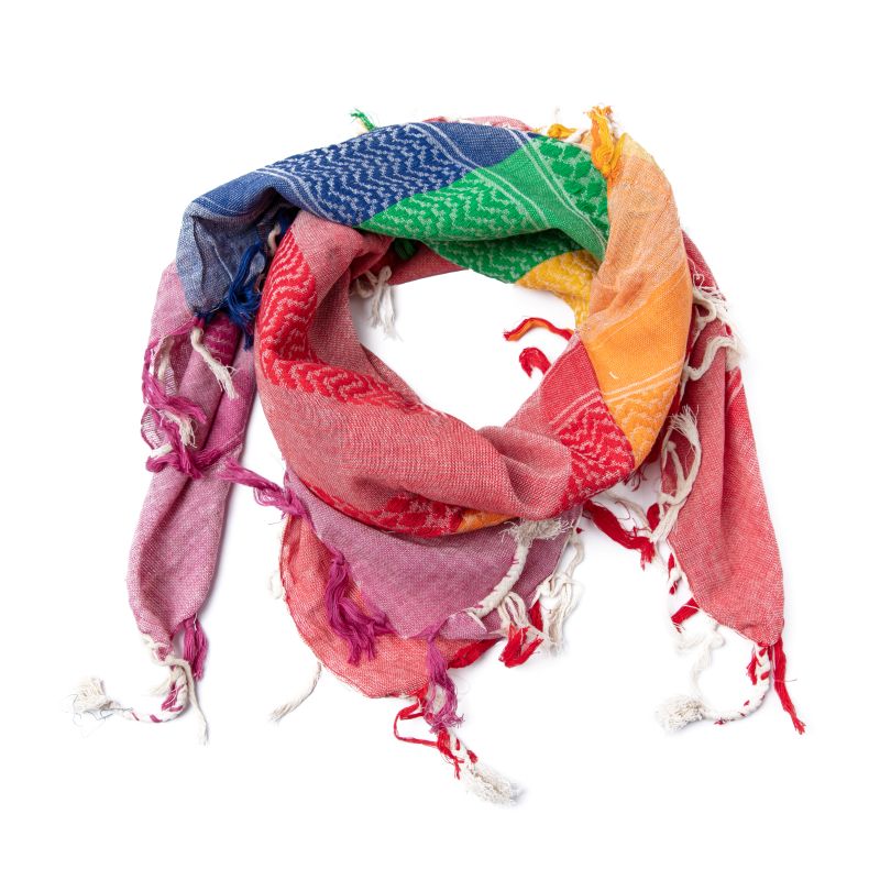 Weiches Pali Tuch in Regenbogen