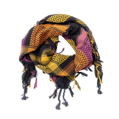 Weiches Pali Tuch in Orange, Gelb und Pink