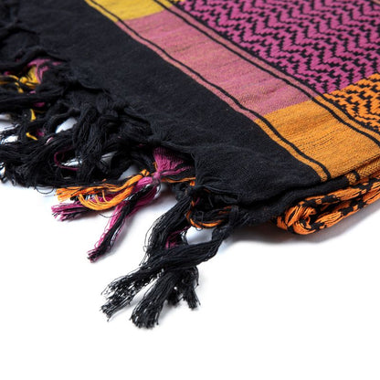 Weiches Pali Tuch in Orange, Gelb und Pink