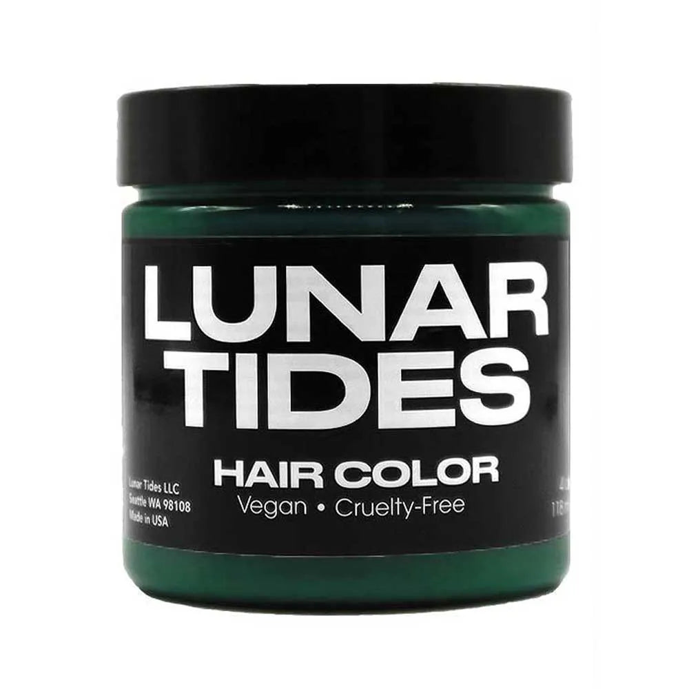 semi-permanente Haartönung JUNIPER GREEN in dem Farbton Dunkelgrün von Lunar Tides