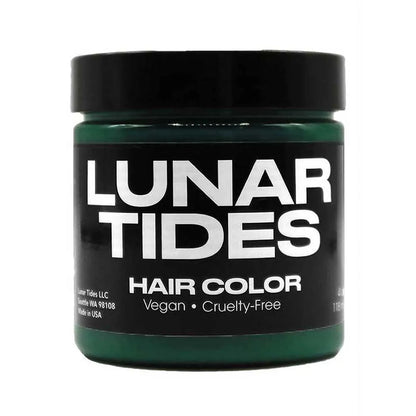 semi-permanente Haartönung JUNIPER GREEN in dem Farbton Dunkelgrün von Lunar Tides