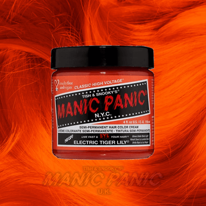 Farbbeispiel ELECTRIC TIGER LILY Haartönung Manic Panic