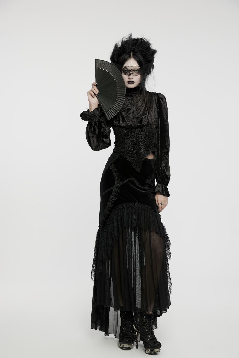 Lady Macbeth Gothic Blouse Top