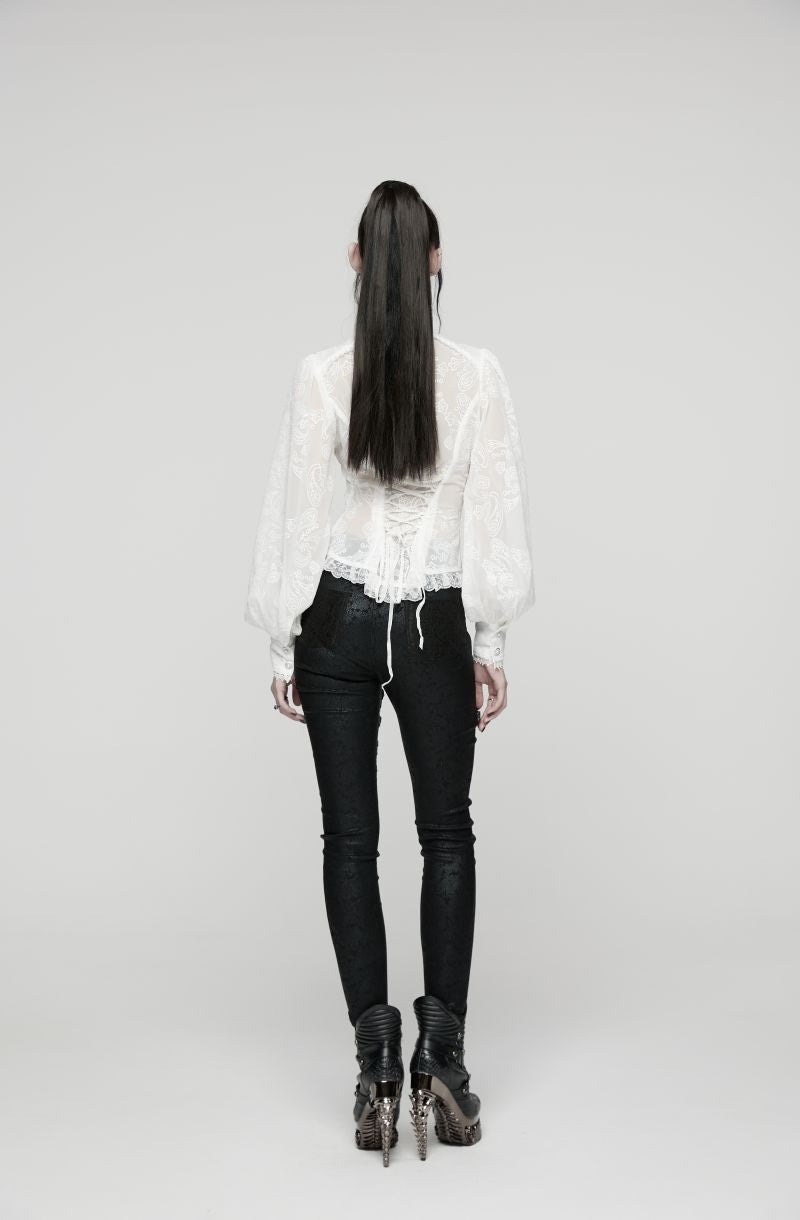 Diadema White Shirt Punk Rave