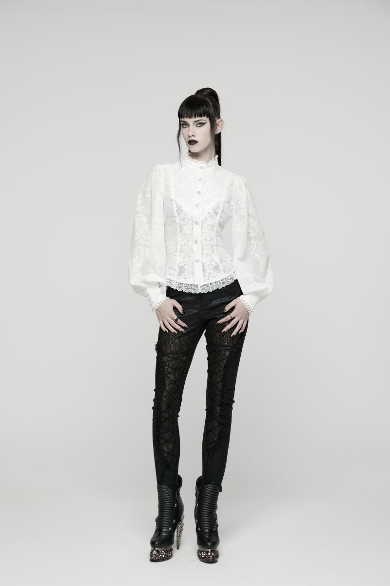 Diadema White Shirt Punk Rave