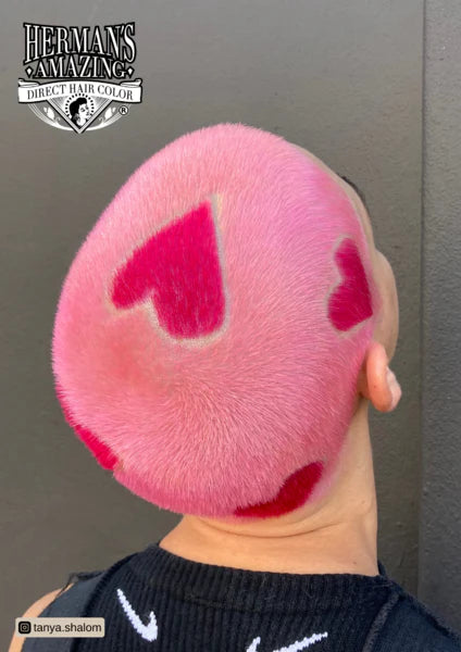 semi-permanente Haartönung UV POLLY PASTEL PINK in dem Farbton Hellrosa von Herman's Amazing