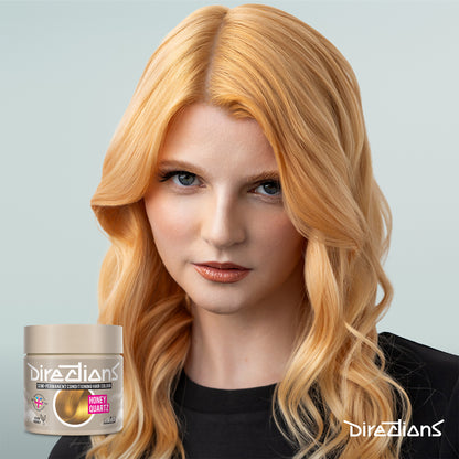 semi-permanente Haartönung HONEY QUARTZ in dem Farbton Honigblond von Directions